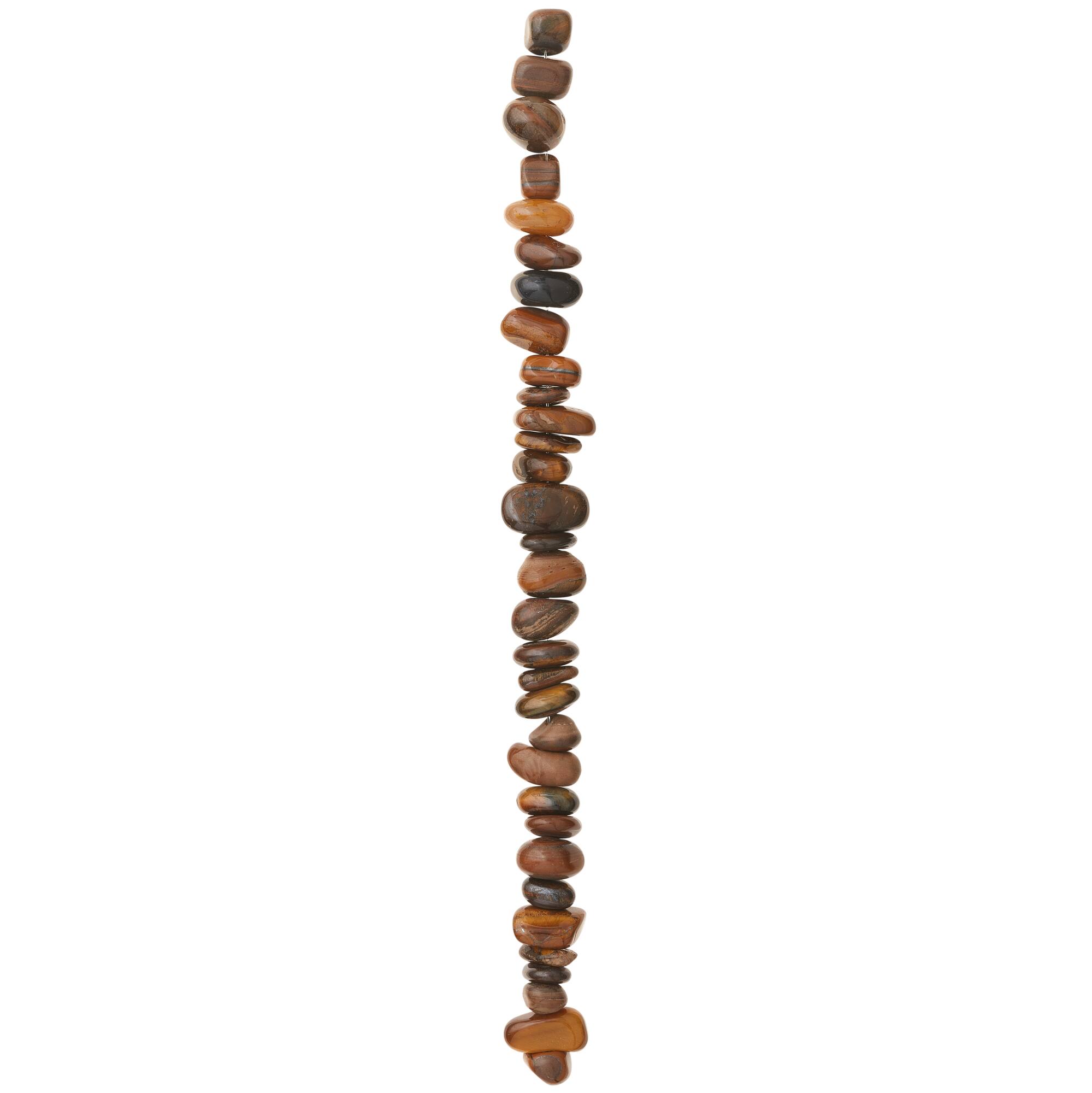 Brown Tiger Eye Stone Nugget Beads by Bead Landing™